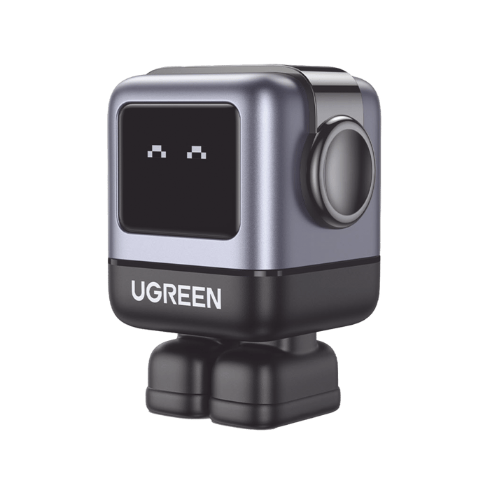 Cargador RobotGaN de 65W Serie Nexode | 3 Puertos de Carga Rápida | 2 USB-C | 1 USB-A | PD 3.0 | QC 4.0 | Carga Inteligente | Tecnología GaN II | Zapato Magnético Extraíble | Carcasa Ignifuga | Pantalla LED