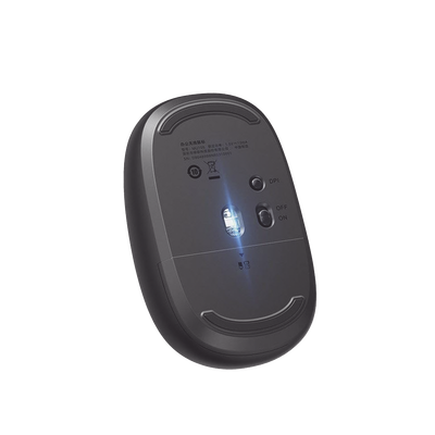 Mouse Inalámbrico 2.4G 800/1200/1600/2400 DPI / Función de 3 botones / Alcance 10m / Silencioso / Ergonómico / Anti-caída y Anti-interferencias / Color Midnight Blue / Batería Alcalina AA (incluida). - Image 4