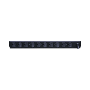 PDU Básico Para Distribución de Energía, Con 10 Tomas NEMA 5-15R Traseras, 1UR, 15 Amp, 120 Vca