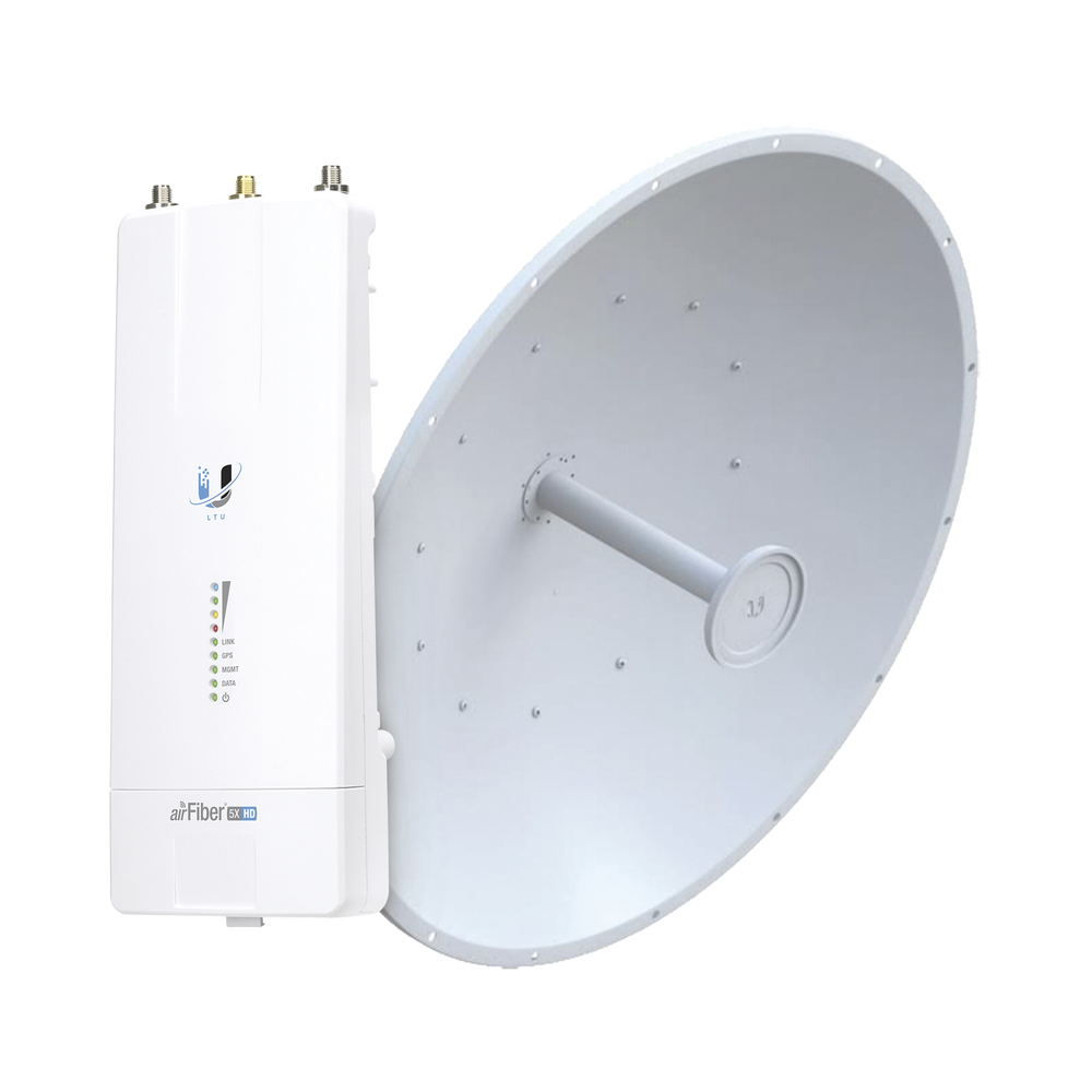 Airfiber Kit AF5X-HD con Antena Fiber 34 dBi Slant-45