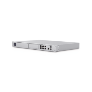 UniFi OS Console: Dream Machine Special Edition, 8 puertos LAN RJ45 con POE, 1 LAN SFP+, 1 WAN 2.5G RJ45  y 1 WAN SFP+, 128 GB de memoria interna. Todas las aplicaciones UniFi integradas