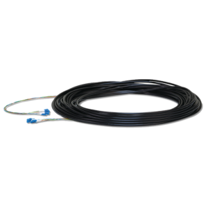 FiberCable de 60 m (200ft) Monomodo (SM) con conectores LC, ideal para equipos EdgeRouter, EdgeSwitch y EdgePoint.