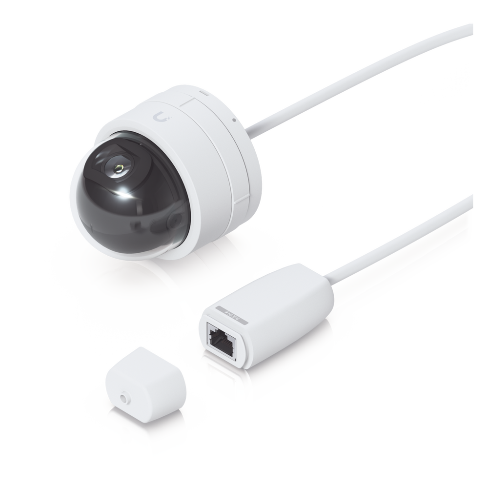 Cámara IP UniFi G5 Domo Ultra, de bajo perfil para interior, 2K (4MPX), ángulo amplio 102.4°, visión nocturna IR hasta 20 mts, detección de eventos, para pared o techo
