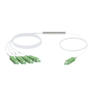 UFiber Splitter (Divisor Óptico) PLC 1 x 4, con conectores SC/APC