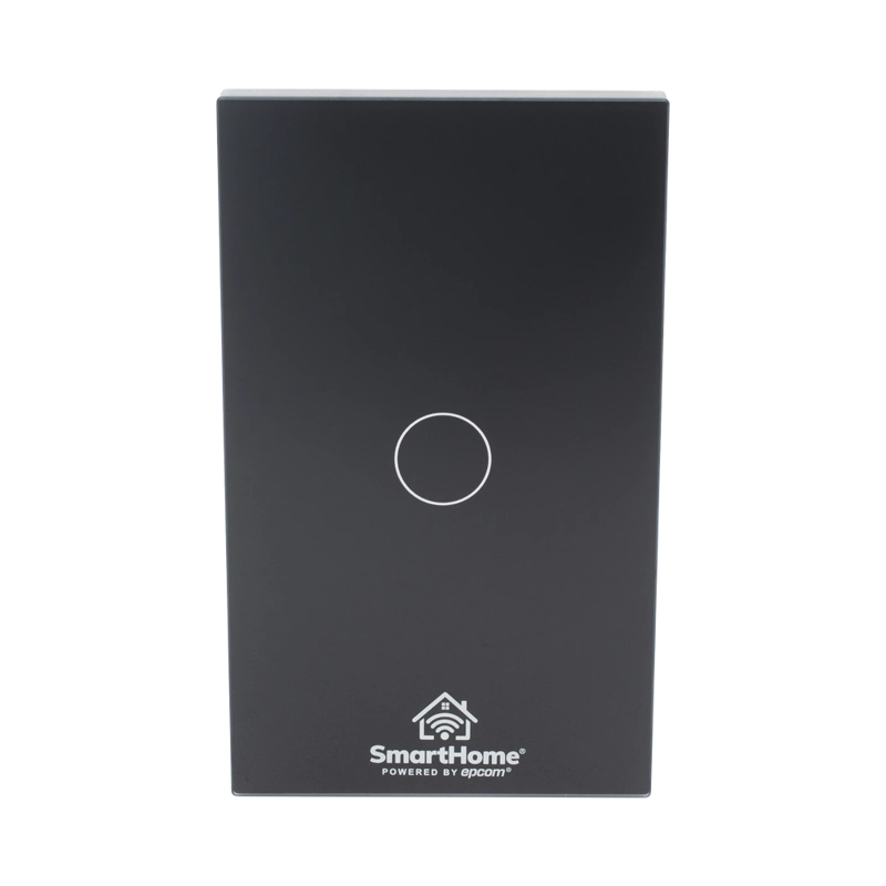 Apagador Inteligente ZigBee / Control de 1 Regreso / Panel de Vidrio Templado / 800 W / 100–250 V / Requiere HUB ZigBee