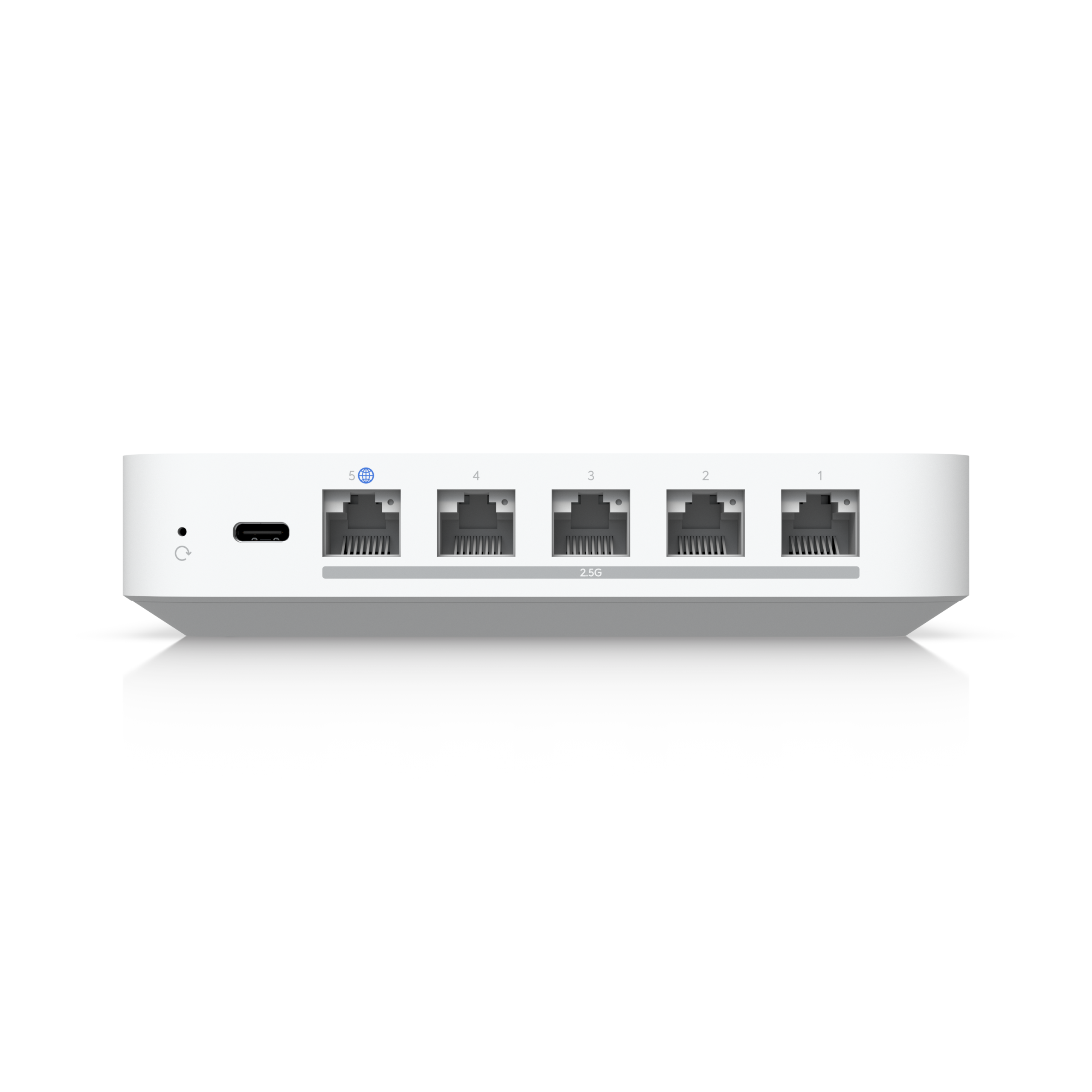 Gateway Ubiquiti UniFi Cloud Gateway Max UCG-MAX / 2.5 GbE / IDS/IPS 2.3 Gbps / 5 Puertos / 30+ Dispositivos / 300+ Clientes / SSD NVMe 512 GB / NVR Integrado / Suite UniFi Completa - Image 3
