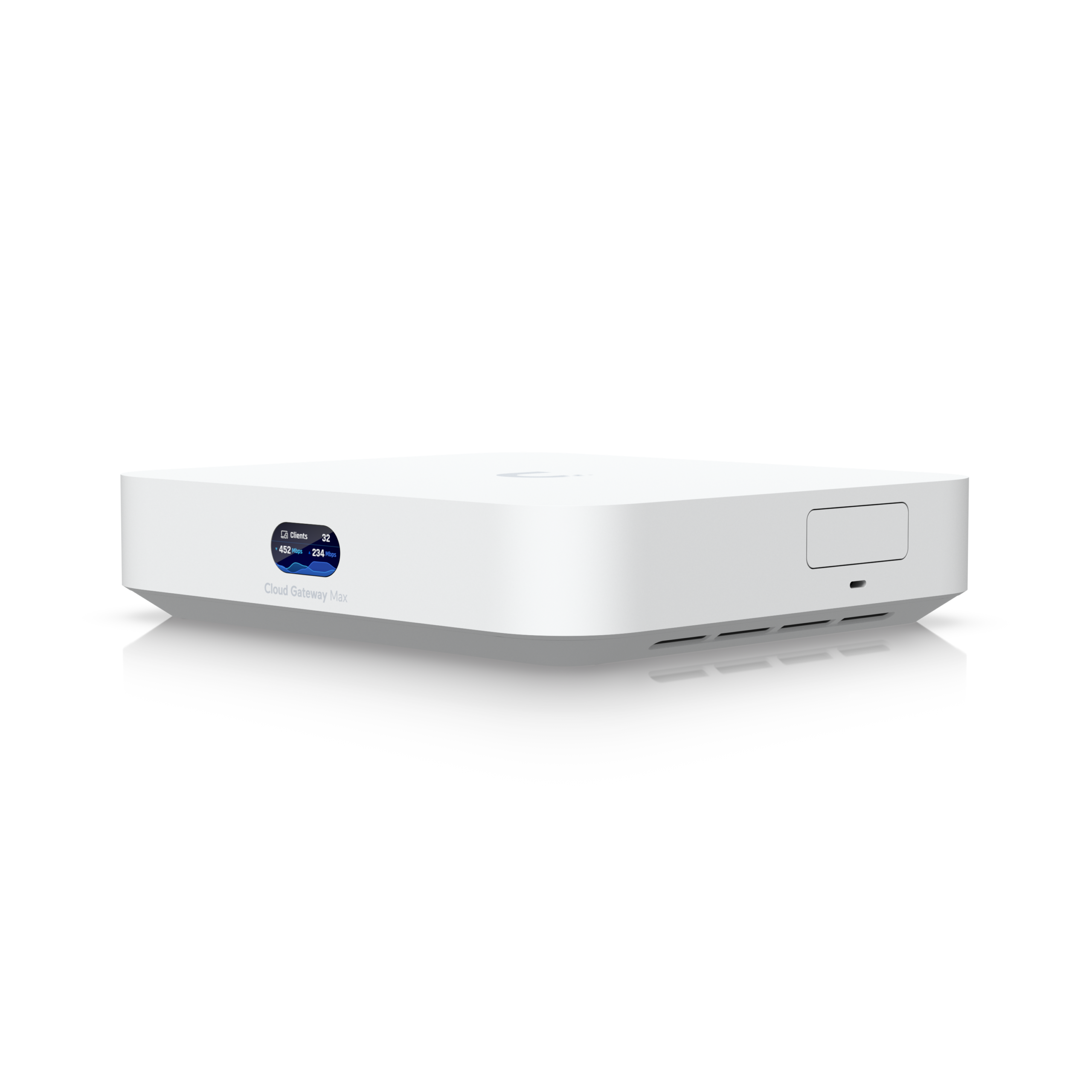 Gateway Ubiquiti UniFi Cloud Gateway Max UCG-MAX / 2.5 GbE / IDS/IPS 2.3 Gbps / 5 Puertos / 30+ Dispositivos / 300+ Clientes / SSD NVMe 512 GB / NVR Integrado / Suite UniFi Completa - Image 2