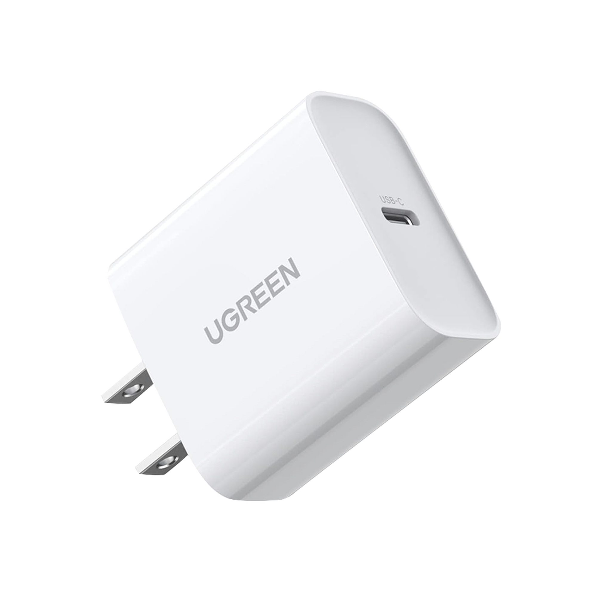 Cargador USB-C UGREEN 60449B / 20W / 1 Puerto USB-C / Carga Rápida QC4.0+, PD3.0 y PPS / Chip PWM / Protección Múltiple / Color Blanco - Image 2