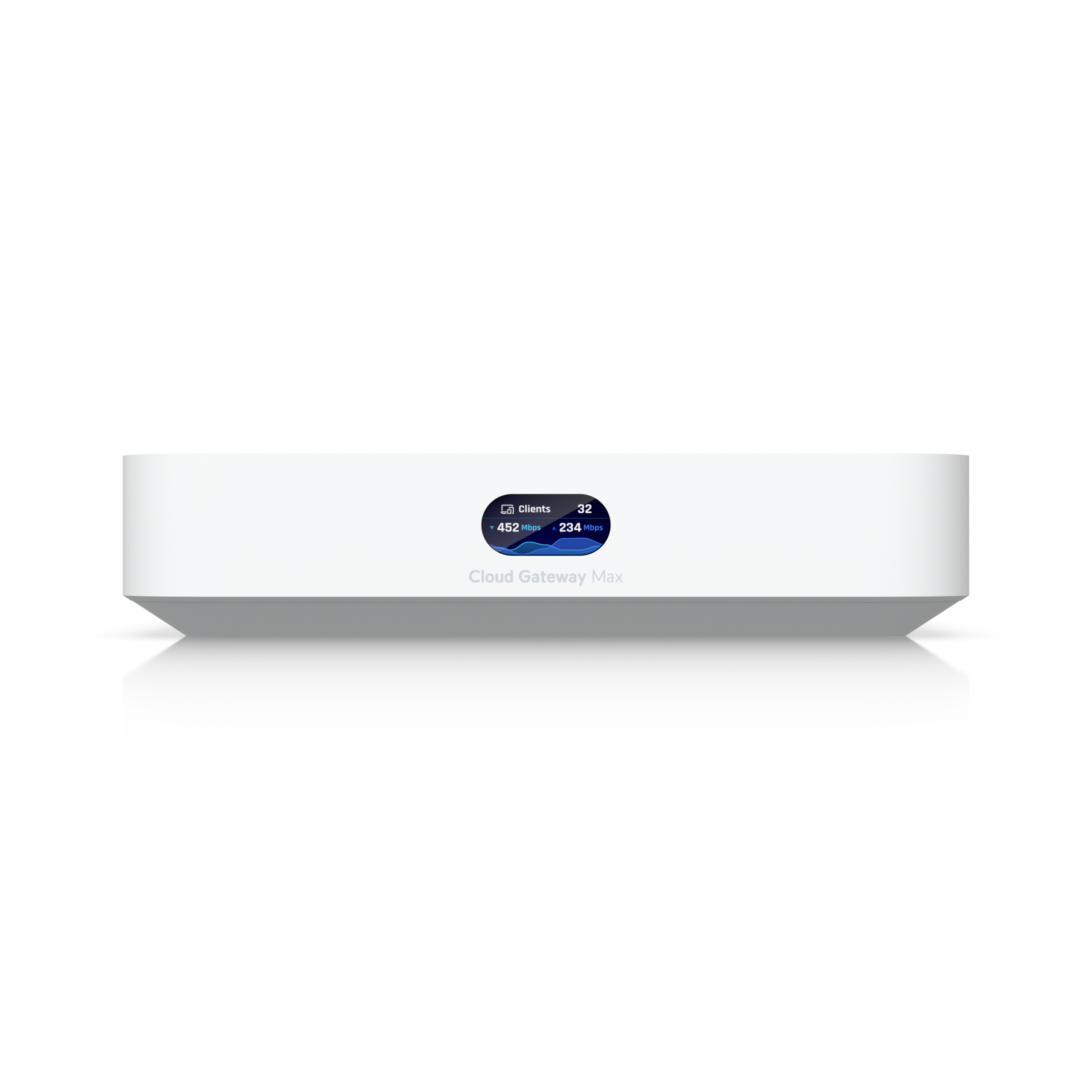 Gateway Ubiquiti UniFi Cloud Gateway Max UCG-MAX / 2.5 GbE / IDS/IPS 2.3 Gbps / 5 Puertos / 30+ Dispositivos / 300+ Clientes / SSD NVMe 512 GB / NVR Integrado / Suite UniFi Completa